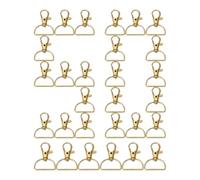 Liakyunf Swivel Clasp - 50 Piece Purse Making Supplies Clip | Metal Lobster Claw Clasps,for Arts Crafts Supplies Strap Lanyard Leather Bag Charm