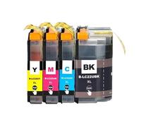 LIALTAOYA Full Ink Cartridge For B-rother DCP-J785DW MFC-J985DW LC22UXL 22UXL LC22U Printer(1 Set)