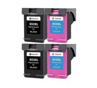 LIALTAOYA Ink Cartridge For 653XL DeskJet 6075 6475(2 SET)