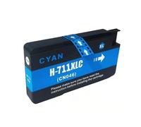 LIALTAOYA Ink Cartridge For H-P 711 711 XL for H-P 711 711XL For D-esignJet T120 T520 Printer CZ133A CZ130Z CZ131A CZ132A(Cyan)