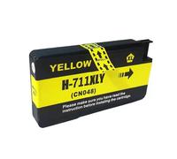 LIALTAOYA Ink Cartridge For H-P 711 711 XL for H-P 711 711XL For D-esignJet T120 T520 Printer CZ133A CZ130Z CZ131A CZ132A(Yellow)