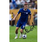 Liam Delap - Chelsea Autographed Signed A4 Photo Print