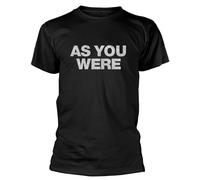 Liam Gallagher Men's As You Were Cotton T-Shirt in Black | Size: 2XL Liam Gallagher Black 2XL