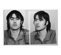 Liam Gallagher Mugshot Photograph 11 X 17 - Stunning 2002 Mug Shot Portrait - Oasis - Iconic Britpop Singer - Busted - 90s - Rock and Roll - Legendary British Music - Rare Photo - Poster Art Print