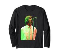 Liam Gallagher Oasis Singer Live at Knebworth 1996 Long Sleeve T-Shirt