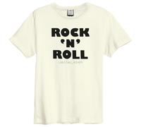 Liam Gallagher Rock N Roll Amplified White Large Unisex T-Shirt NEW