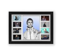 Liam Gallagher Signed Poster Print - Limited Edition Autograph Fan Gift - Collectible Memorabilia Merchandise (Framed A3 (30x40cm))