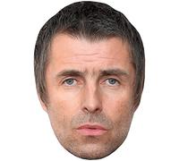 Liam Gallagher (Stubble) Celebrity Mask, Flat Card Face, Fancy Dress Mask