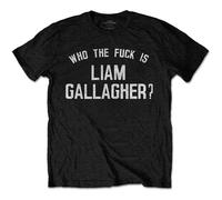 Liam Gallagher Who the F Official Tee T-Shirt Mens