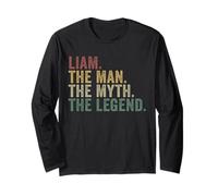 Liam The Man The Myth The Legend Funny Classic Name Long Sleeve T-Shirt