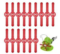 LIAMGUS 20pcs Plastic Grass Trimmer Blades, Lawn Cutter Replacement Blades, Universal Fit