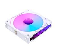 Lian Li 120mm White Reverse Blade ARGB PWM Gaming PC Fan, Quiet 32dB/63.6 CFM