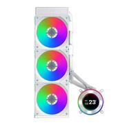 Lian Li 360mm Hydroshift II LCD-C 360 IO Liquid CPU Cooler, White, 3x ARGB UN