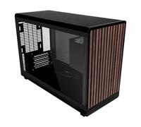 Lian Li A3-mATX Glass Edition, Wood Black, Small Form Factor Chassis, Tempered G