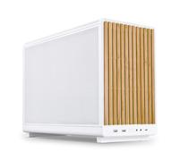 Lian Li A3-mATX Wood Edition Steel Mesh Micro Form Factor Gaming PC Case - White