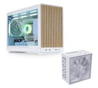 Lian Li A3 Tempered Glass White & SX 850W Platinum - Builder Bundle