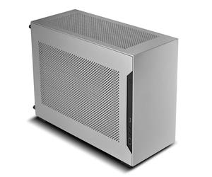 Lian Li A4-H2OA5 Mini-ITX PC Case, Triple-Slot Mount GPU, Aluminum Exterior & SPCC Steel Interior, 240mm AIO, SFX Sandwich Layout, PCIe 5.0, Supports SFX/SFX-L PSU - A4H2OA5 Silver