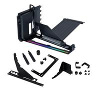 Lian Li ATX PC Case 4 Slots Vertical GPU Kit (VG4v4) - Premium Gen 5 Riser Cable PCI-E 5.0 x16-200mm, PCIe 3.0/4.0 Compatible, Adjustable Position - Fits Most PC Cases (VG4v4 Black)