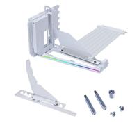 Lian Li ATX PC Case 4 Slots Vertical GPU Kit (VG4v4) - Premium Gen 5 Riser Cable PCI-E 5.0 x16-200mm, PCIe 3.0/4.0 Compatible, Adjustable Position - Fits Most PC Cases (VG4v4 White)