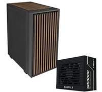 Lian Li B4 Wood AeroDeck Black & SP 1000W Platinum - Builder Bundle