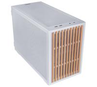 Lian Li DAN Cases B4 Wood Edition Micro-ATX PC Case, Beech/White | 21.3L SFF chassis, 358mm 4-slot GPU, ATX/SFX PSU, 360mm AIO with SFX PSU, 2x 120mm fans