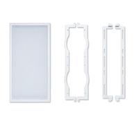Lian Li Front Mesh Kit for O11D EVO RGB-Aluminum fine mesh Panel Upgrades Airflow-Adjustable Front Fan mounting Brackets Supports up to 3X 120mm or 2X 140mm or 2X 160mm-White (O11DERGB-4W)