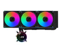 Lian Li GA II Hydroshift II LCD-C 360CL Processor All-in-one liquid cooler 12 cm Black 1 pc(s)
