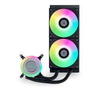 Lian Li GA II Lite 240 RGB AIO Liquid CPU Cooler 240mm, Black, 2x 120mm ARGB Fan