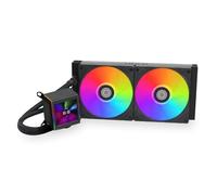 Lian-Li Galahad II LCD CPU Liquid Cooler - Black, 280mm, ARGB Fan