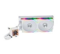 Lian Li Galahad II LCD 280 White with UNI FAN TL 140 Wireless ARGB Fan