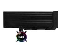 Lian Li Hydroshift II 360 Liquid CPU Cooler - Flexible Slide-Tube Clamp Coolant Pathway - 2.1” IPS LCD Screen - 3 Control Mode - Fits Most PC Fans - LGA 1851/1700, AMD AM5/AM4 - Black (HS2LCD36B)