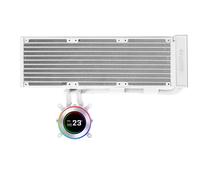Lian Li HydroShift II LCD-C 360 FANLESS All In One Liquid CPU Cooler 360mm - White - GHS2LCD36W
