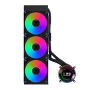 Lian Li HydroShift II LCD-C 360R Black All In One CPU Cooler - 360mm