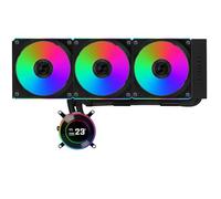 Lian Li HydroShift II LCD-C 360R Black All In One CPU Cooler - 360mm