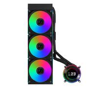 Lian Li HydroShift II LCD-C 360R Black All In One CPU Cooler - 360mm