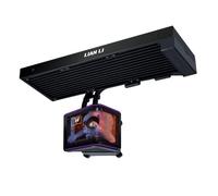 Lian Li Hydroshift II OLED Curved 360 Liquid CPU Cooler - Flexible Slide-Tube Clamp Coolant Pathway - Adjustable 6.67" 2K Screen - 3D Animation Effects - LGA 1851/1700, AMD AM5/4 - Black (HS2OLDC36NB)