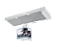 Lian Li Hydroshift II OLED Curved 360 Liquid CPU Cooler - Flexible Slide-Tube Clamp Coolant Pathway - Adjustable 6.67" 2K Screen - 3D Animation Effects - LGA 1851/1700, AMD AM5/4 - White (HS2OLDC36NW)