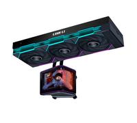 Lian Li HydroShift II OLED Curved 360P28 Black All In One CPU Cooler - 360mm