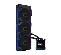 Lian Li Hydroshift II-S LCD 360TL ARGB Liquid CPU Cooler - AIO 360mm - 3.4" IPS LCD Square Display - Daisy Chain - Low Noise - Intel LGA 1851/1700 Fan, AMD AM5/AM4