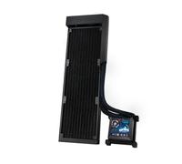 Lian Li HYDROSHIFT LCD 360 Liquid Cooler - Flexible Side-Mounted Coolant Pathway, 2.88” LCD Screen - 480 x 480 Resolution - Captured Screenshots or Recorded Videos - Black (HSLCD36NB)