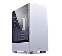 Lian Li Lancool 205 ATX/M-ATX Tempered Glass PC Case - Compact Mid Tower, White
