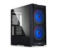 Lian Li LANCOOL 206 Mid-Tower ATX Case, 2x 160mm RGB fans - Black - LANCOOL 206RX