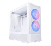 Lian Li LANCOOL 207, White, Mid Tower Chassis w/ Tempered Glass Window, 2x 140mm