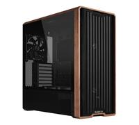 Lian Li LANCOOL 217 Genuine Walnut Wood ATX Computer Case with 5 PWM Fans Pre-Installed 2x170mm, 2x120mm and 1x140mm Power Supply and Cable Installation