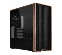 Lian Li LANCOOL 217 Black Wood Panel Tempered Glass Mid Tower PC Gamin