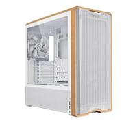 Lian Li Lancool LAN217W computer case Midi Tower White, Wood