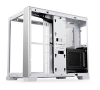 Lian Li O11 Dynamic Mini Snow Edition Mid-Tower Case, White - Modular Design, Dual Chamber, Tempered Glass, ATX, Micro-ATX, Mini-ITX Compatibility