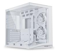 Lian Li O11 Dynamic Mini V2 Flow ATX Mid-Tower PC Case Tempered Glass - White - O11DMIV2FW