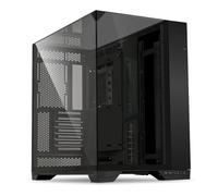 Lian Li O11 Vision Black Mid-Tower ATX PC Case with Triple Tempered Glass Panels, E-ATX Support, and Superior Cable Management