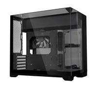 Lian Li O11 Vision-M Chassis, Black, Dual Chamber Mid Tower, 1 x 140mm Fans, USB